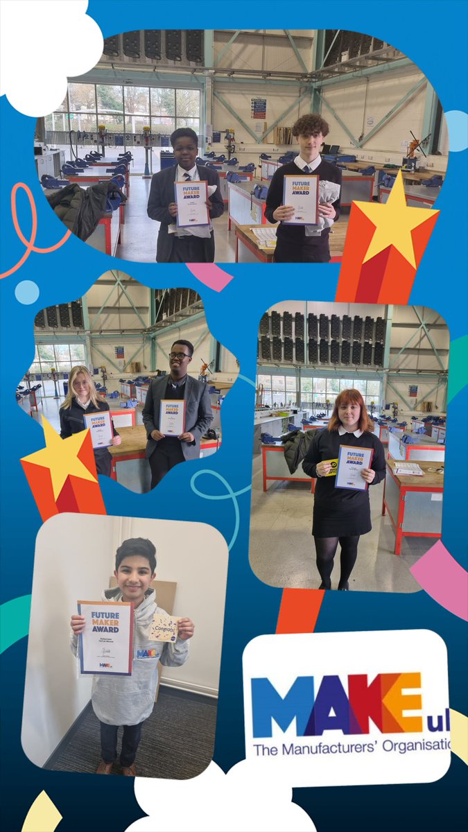 Fantastic couple of days presenting the prizes to the winning students from the  @MakeUK_  TikTok comp. 

Both schools I visited had amazing facilities and dedicated staff. Thanks @WMGAcademySol and @WMGAcademy  #careers #apprenticeships #manufacturing #ukmfg #shoutaboutukmfg