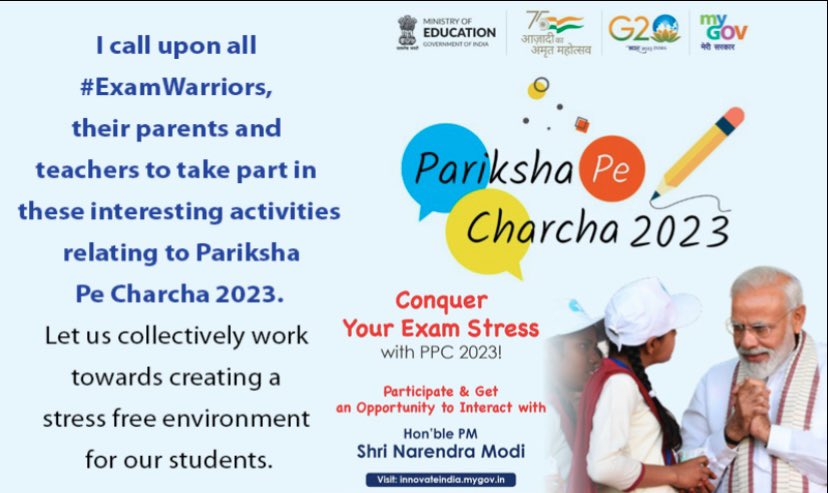 Must Watch #ParikshaPeCharcha2023 
simple honest questions by children n simplified by @narendramodi Ji like a common man would seek them
Loved watching with my 15 yrold
Best was when he goes “he is a good PM ma, all students must listen to him”
Real victory is winning the youth