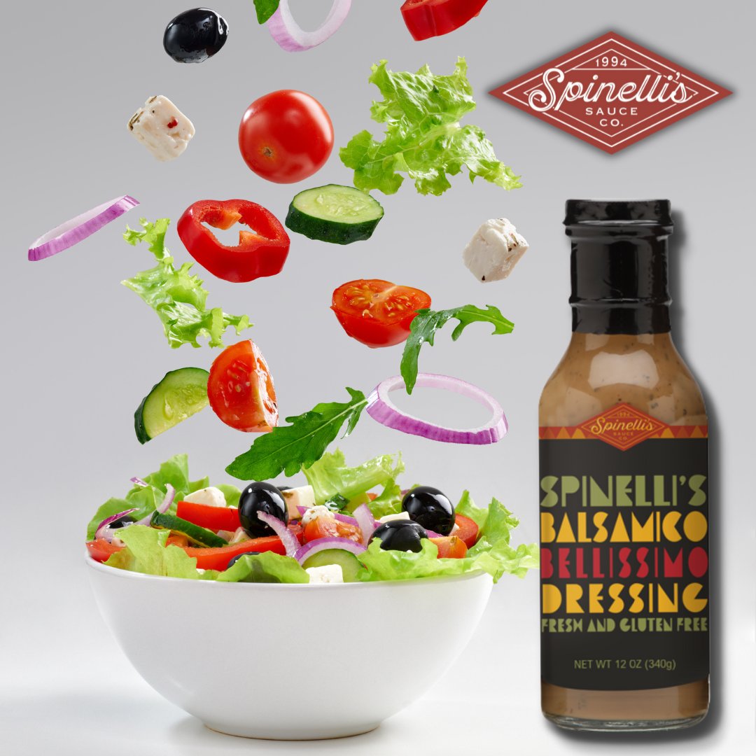 SpinellisSauce's tweet image. Spinelli&apos;s Balsamico Bellissimo Dressing adds zest and delicious flavor to your favorite salads! 🍃

Find Spinelli&apos;s Dressings in the refrigerated section at your favorite store. 

spinellissauceco.com

#Spinellis #Salads #SaladDressing #FamilyFavorite #MealTime