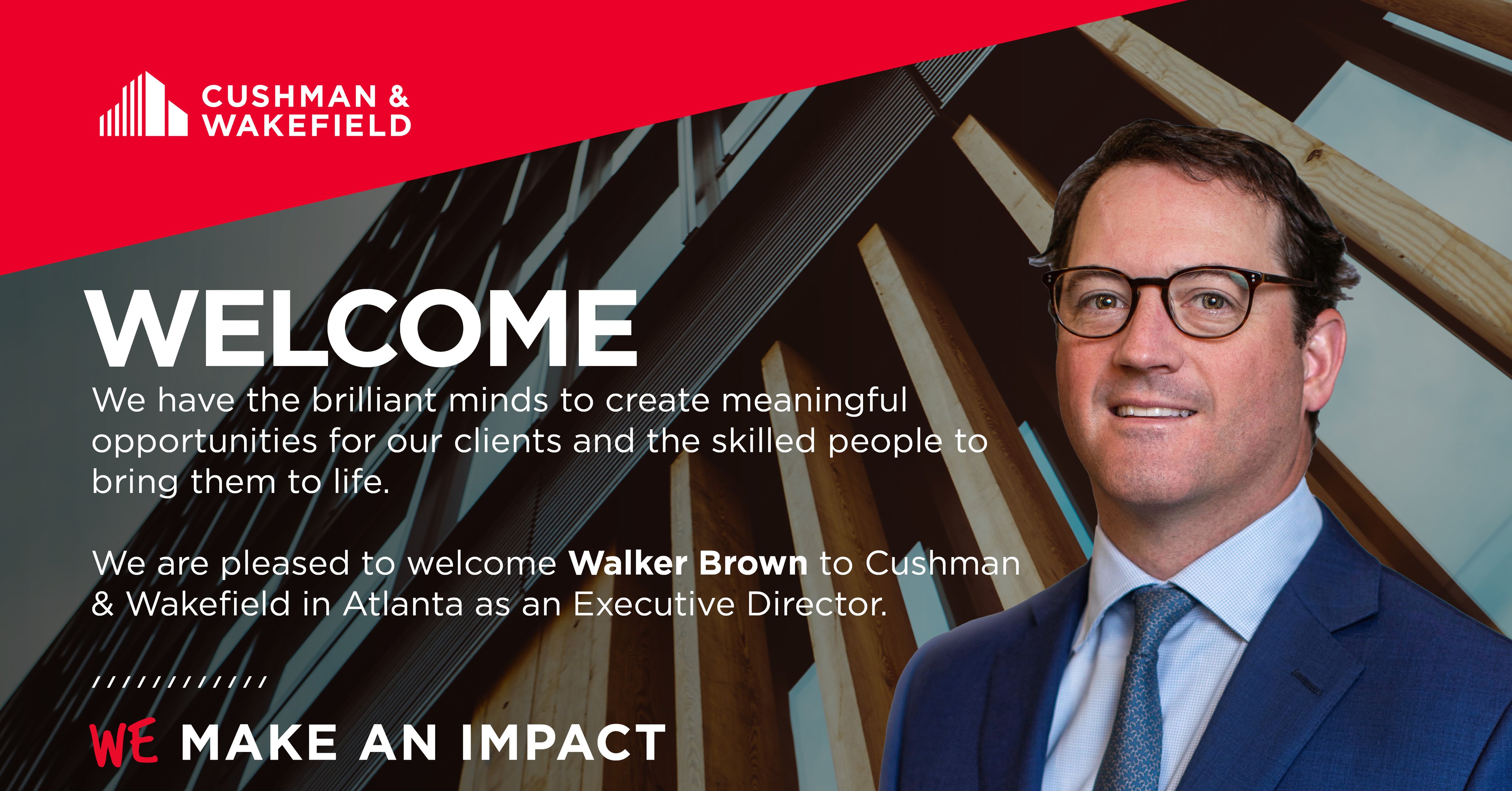 C&W Atlanta on X: "Cushman & Wakefield welcomes Walker Brown ...