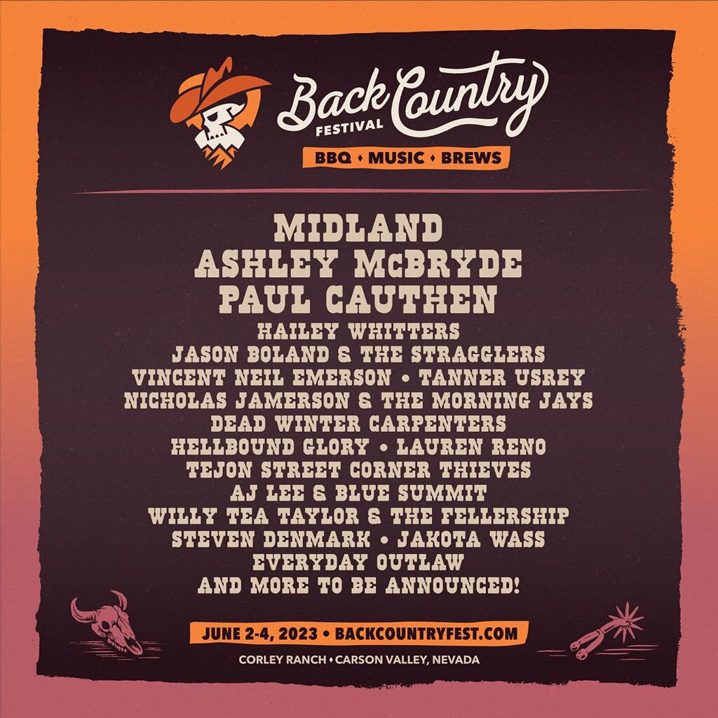 Got a new music festival coming to Gardnerville, NV at the Corley Ranch!