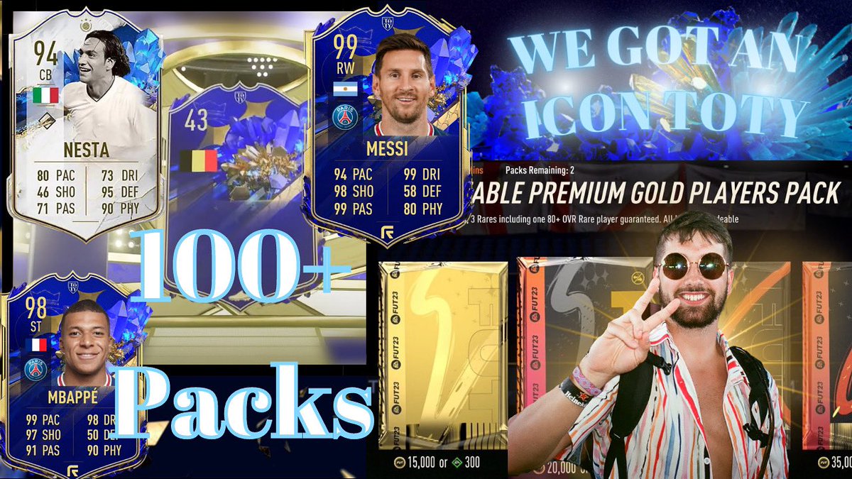 BallBoySoccer's tweet photo. We decided to grind FIFA 23 to pack a TOTY 🔹

We had crazy pills and even an icon 😎

#footy #FIFA23 #TOTYPackProject 

https://t.co/2QJ3ZHer7W https://t.co/qXLK1wQX2u