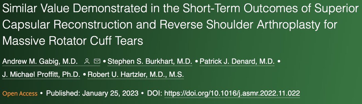 Rob Hartzler MD (@drrobhartzler) on Twitter photo Nice to finally see this one out there on <a href="/ArthroscopyJ/">Arthroscopy Journal</a> Open access here ➡️
sciencedirect.com/science/articl… <a href="/TSAOG_Ortho/">TSAOG Orthopaedics & Spine</a> <a href="/BRIO_Research/">BRIO</a> <a href="/PatrickDenardMD/">Patrick Denard, M.D</a> Nice to finally see this one out there on <a href="/ArthroscopyJ/">Arthroscopy Journal</a> Open access here ➡️
sciencedirect.com/science/articl… <a href="/TSAOG_Ortho/">TSAOG Orthopaedics & Spine</a> <a href="/BRIO_Research/">BRIO</a> <a href="/PatrickDenardMD/">Patrick Denard, M.D</a>