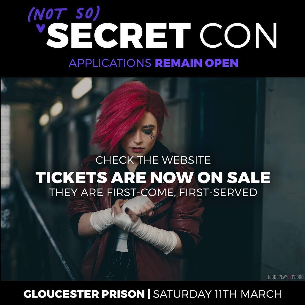 GO GO GO!! 

Tickets are on sale, first come first serve, get them whilst they are hot.

Can’t wait to see you all in Gloucester!

Cosplayer: <a href="/alicespixels/">alice (taylor’s version) *:･ﾟ✧</a> 
Photographer: <a href="/cosplaybypedro/">Cosplay By Pedro</a> instagr.am/p/Cn7fiwbjygC/