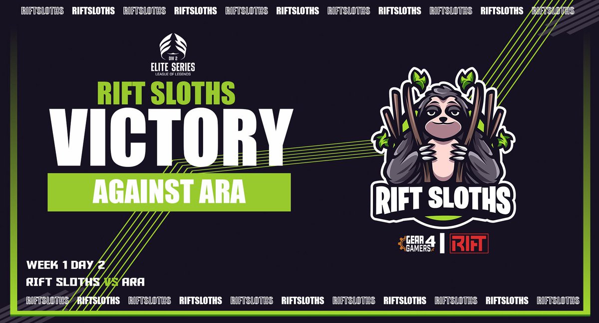 2-0 🥳 Rift Sloths takes home their 2nd <a href="/EliteSeriesLOL/">Orange Elite Series: League of Legends</a> win against @AuroraGamingBE !!
GG WP 🦥💪