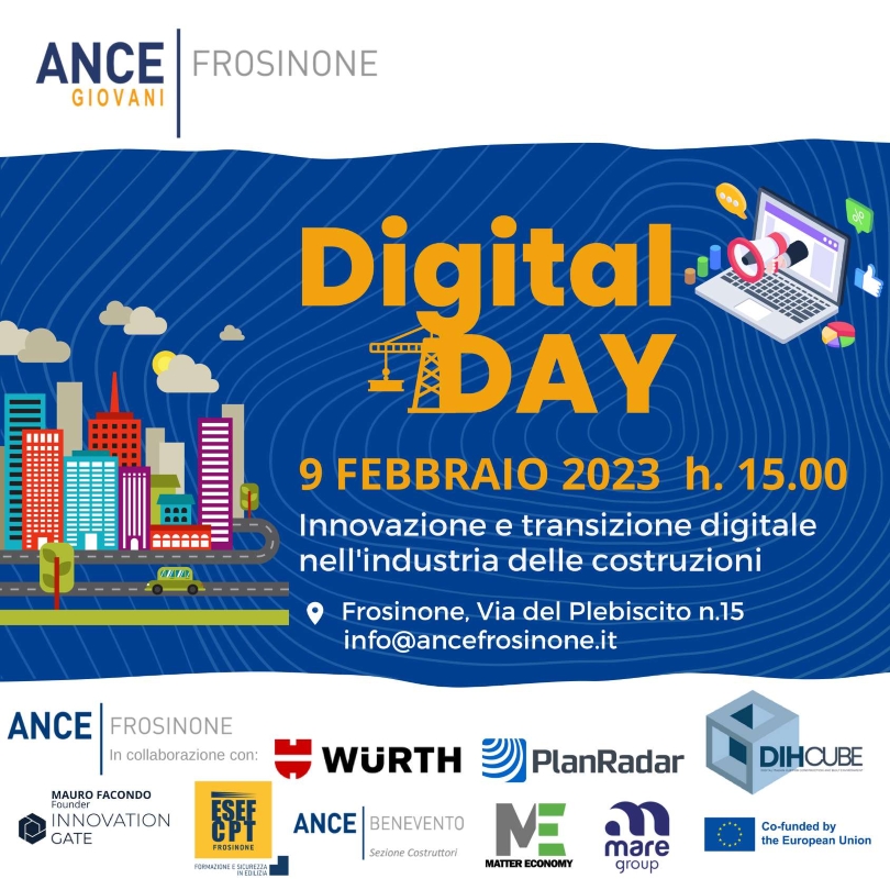 EsefCpt's tweet photo. DIGITAL DAY - INNOVAZIONE E TRANSIZIONE DIGITALE NEL MONDO DELLE COSTRUZIONI🚧👷‍♂️ https://t.co/Z5lTQcfbYq