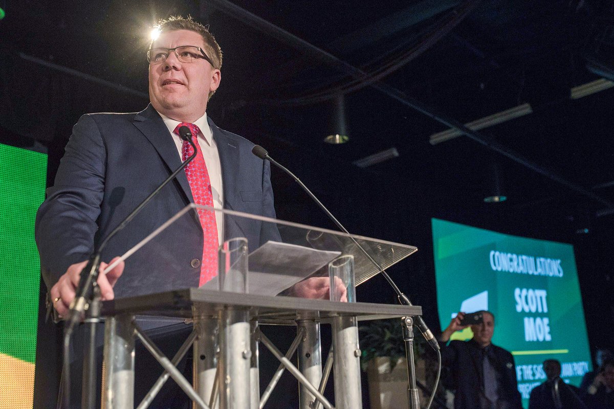 SaskParty's tweet photo. 5 years ago today, Scott Moe became the new leader of the Saskatchewan Party.

Thank you @PremierScottMoe for your hard-work and dedication to our province! https://t.co/xtWYqGoz01