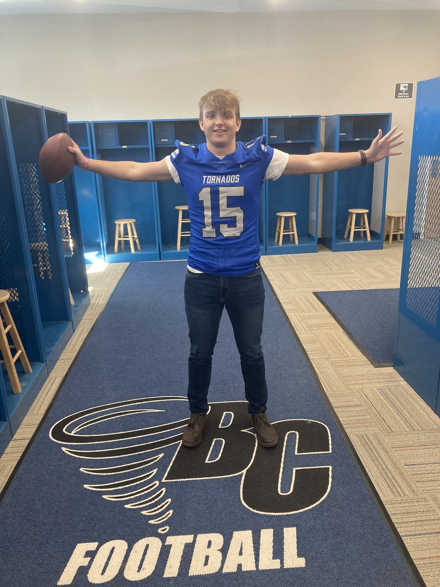 #AGTG After a great visit and conversation with <a href="/coach_hoferFB/">Jack Wellenhofer</a>, I’m blessed to receive my fourth offer from Brevard College! <a href="/DraughnFB/">Draughn Football</a> <a href="/DanOrnerKicking/">DanOrnerKicking</a>