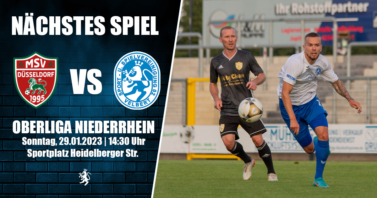 #Rückrundenauftakt in der Oberliga

Nachdem die Partie in Düsseldorf vor dem Jahreswechsel dem Wetter zum Opfer gefallen ist, soll nun am kommenden Wochenende die zweite Saisonhälfte für unsere Jungs offiziell beginnen.

💙 | #MSVSSVg | 💙
———
#velbert #oberliganiederrhein