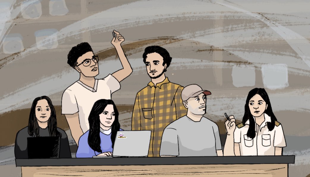 New lab logo and lab group portrait thanks to the talented <a href="/PittTweet/">University of Pittsburgh</a> Anthropology student Jia Tucker 👏 We are lucky to have an amazing team of students!