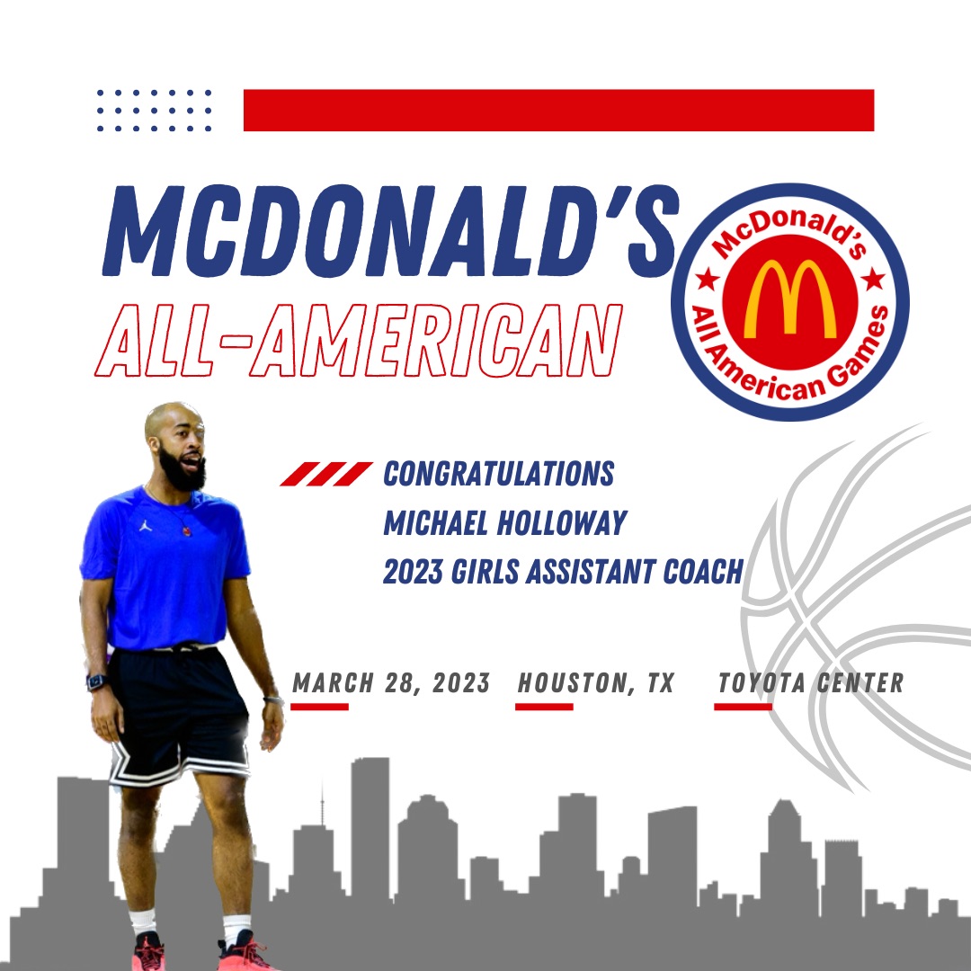 CONGRATS to Kathleen Richey-Walton of <a href="/SWDPanthers/">Southwest DeKalb HS</a>, Head Coach for the Girls East Team in the 2023 <a href="/McDonalds/">McDonald's</a> All-American Games on Tues. March 28, in Houston, TX!🎉 Joining her All-American staff are SWD's Terrie Montgomery &amp; Michael Holloway.🏀 #LetsGoPanthers!🐾 #iLoveDCSD💙🧡