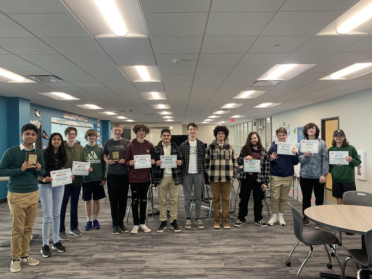 Congrats to the IT Academy students who competed in the BPA Regional competitions. 3 students are advancing to State: Kanav Azad (1st place, Python Programming), Matthew Coletta (1st place, Economic Research), and Oskar Steiger (2nd place Linux OS). Great work IT Academy! 👏