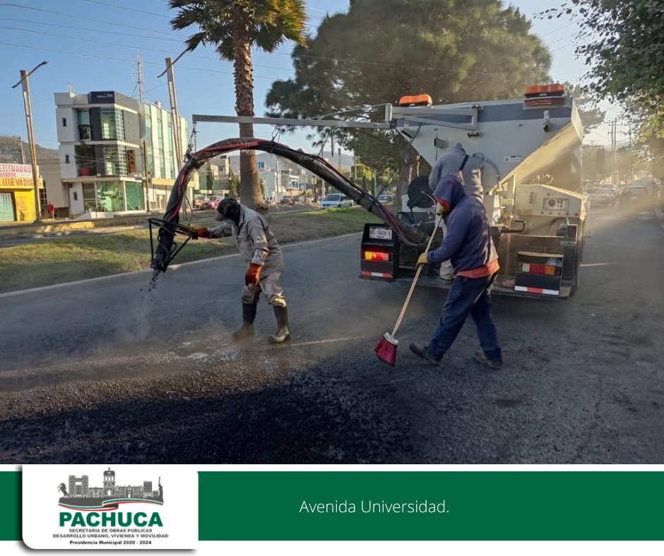 Pachuca_SOPDUVM's tweet image. Continuamos atendiendo al 💯 tus reportes vía WhatsApp 📲, como ha instruido el Presidente Municipal Sergio Baños ✅. Aplicamos el #ProgramaDeBacheo en:
🛤 Calle Paseo Toltecas, fraccionamiento Aquiles Serdán.
🛤 Avenida Miguel Hidalgo, Santiago Tlapacoya.
🛤 Avenida Universidad.