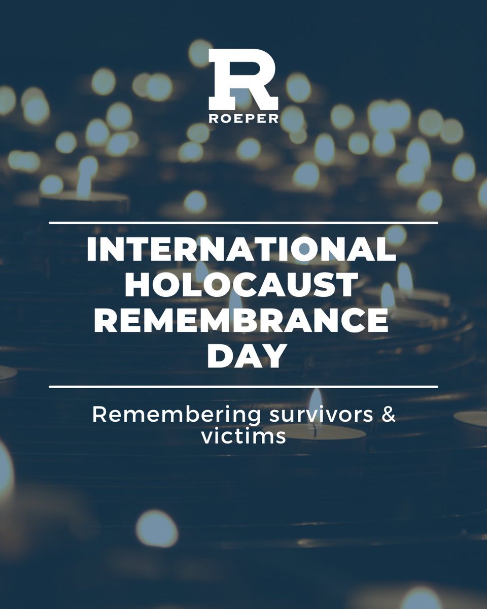 Today is the anniversary of the liberation of Auschwitz-Birkenau. We take the time today to remember the survivors and victims of the Holocaust. 💙

#HolocaustRemembranceDay