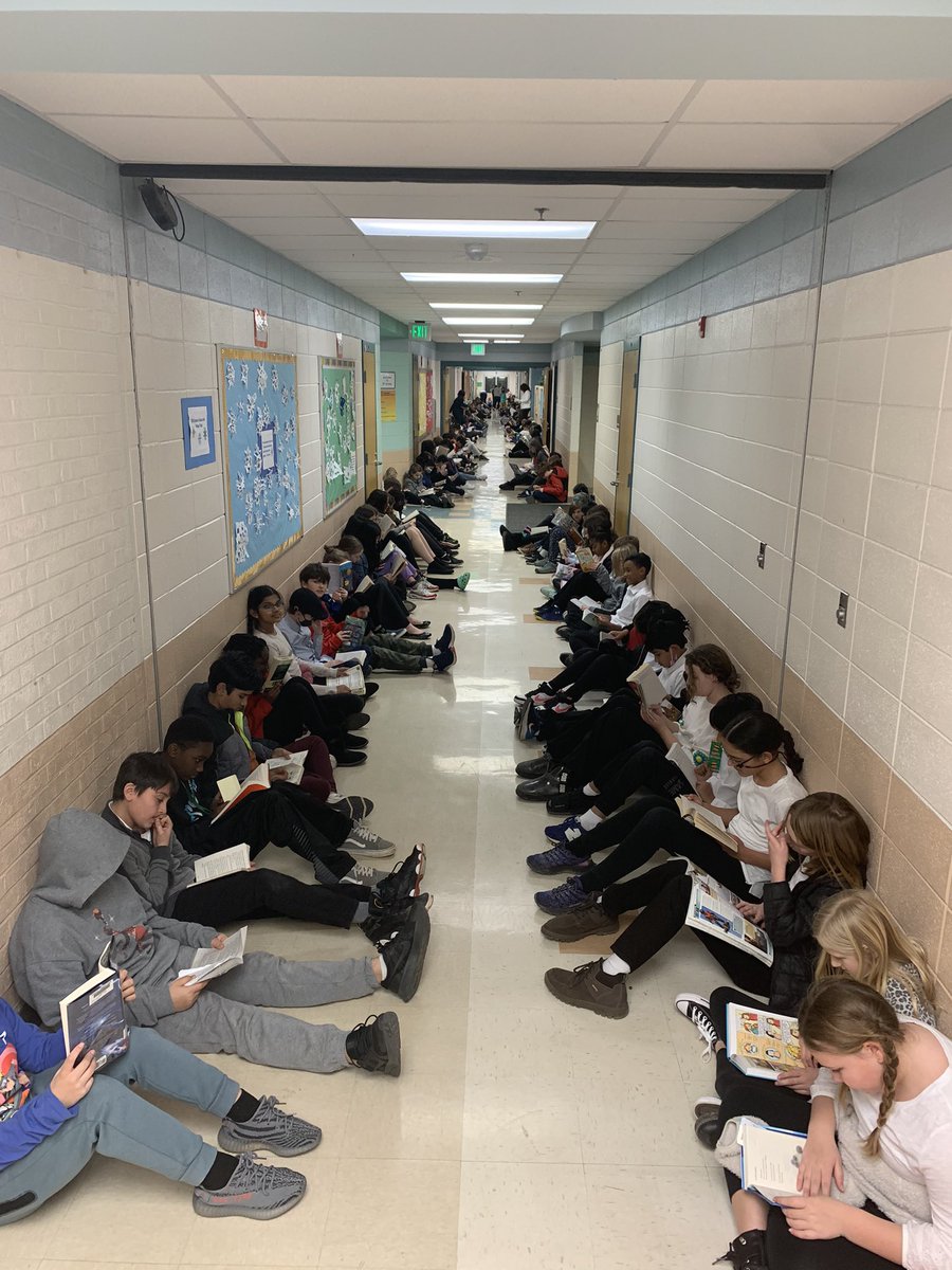We celebrated Reading Day today with a read aloud over the announcements, a scavenger hunt, buddy reading, and an end of day “drop everything and read” time.