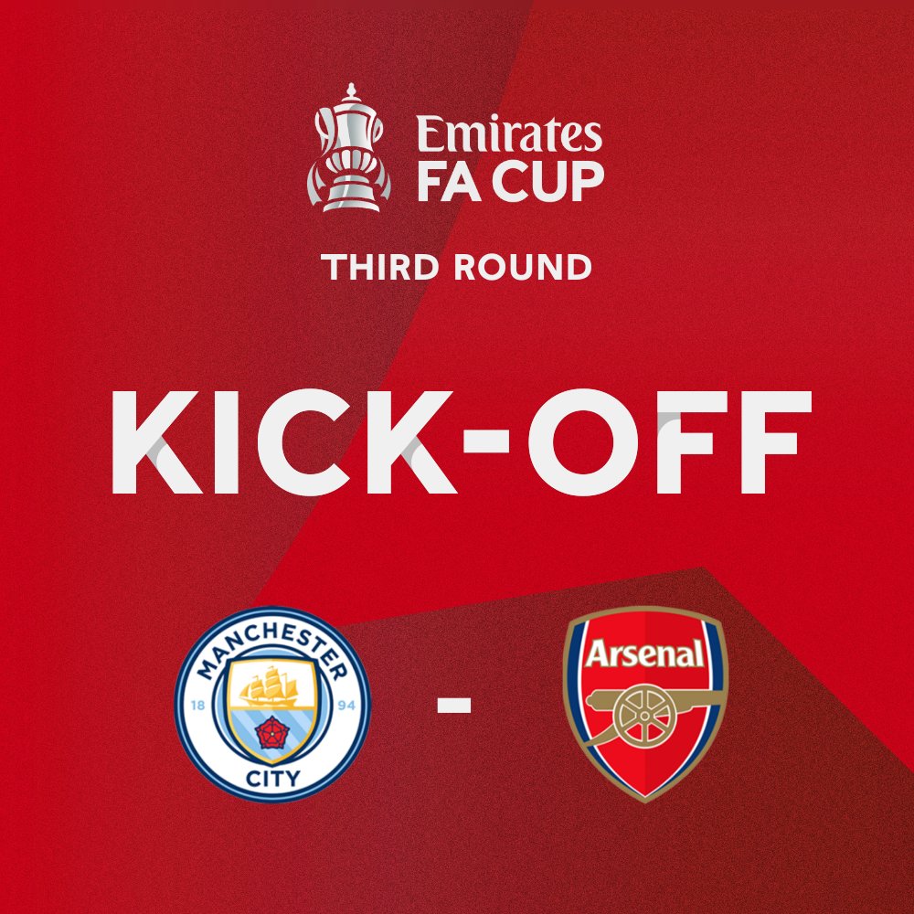 Emirates FA Cup on Twitter "We're underway at The Etihad 🏟 ManCity 🆚