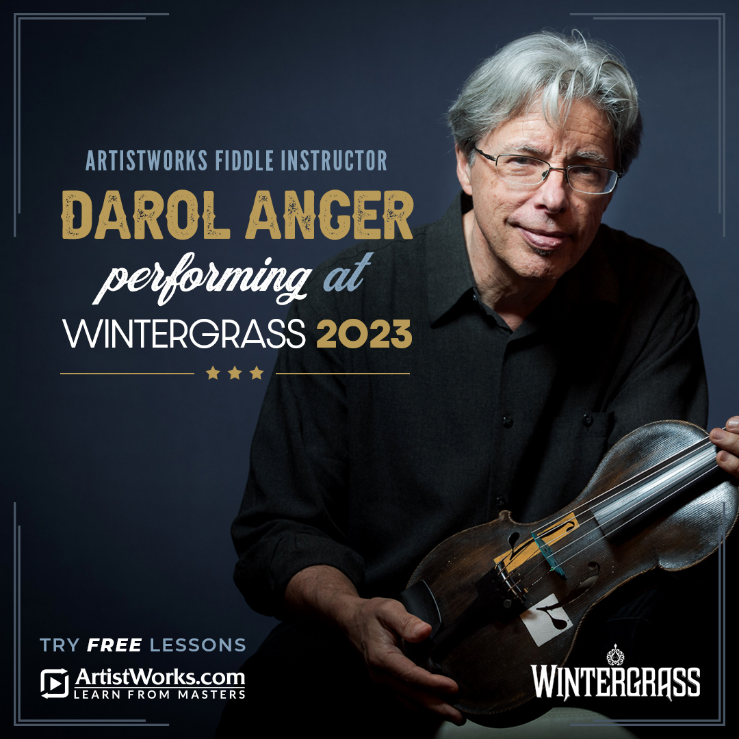 Who's heading to the @Wintergrass Fest in Bellevue, WA next month?! 🎶🙌 Make sure to catch the #FiddlersFour performances featuring #ArtistWorks fiddle teacher, #DarolAnger! Interested in learning to play the #fiddle? Check out some FREE lessons here: hubs.la/Q01zw2VV0