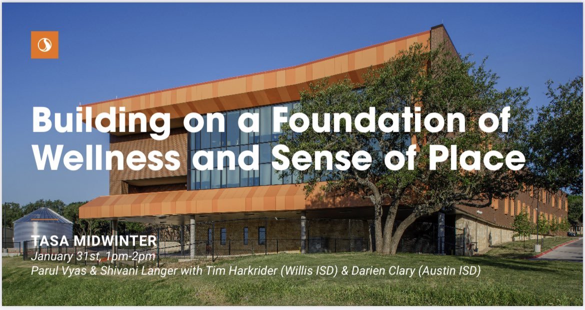 Amy Galvan (@amy_galvan) on Twitter photo Heading to #TASA2023? Don't miss <a href="/WillisSchools/">Willis ISD</a>, <a href="/AustinISD/">Austin ISD</a>, and <a href="/Stantec/">Stantec</a> as they discuss sustainable and nature-based concepts for creating a sense of place and improving student and teacher mental and physical wellbeing. bit.ly/3Y4wfQ8 #DareToLead #StantecEdu Heading to #TASA2023? Don't miss <a href="/WillisSchools/">Willis ISD</a>, <a href="/AustinISD/">Austin ISD</a>, and <a href="/Stantec/">Stantec</a> as they discuss sustainable and nature-based concepts for creating a sense of place and improving student and teacher mental and physical wellbeing. bit.ly/3Y4wfQ8 #DareToLead #StantecEdu