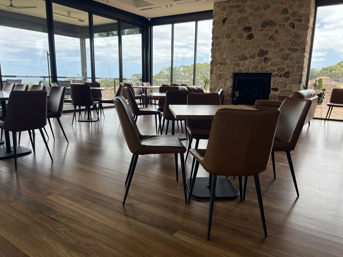 PentForestry's tweet photo. Tell your friends!

Main &amp; Cherry Cellar Door boasts breathtaking views of the Adelaide Hills; guests enjoy the warm tones encapsulating 80x14mm Spotted Gum Flooring.

#timberflooring #australiantimber #pentarchforestry #timber #madeinaustralia #responsiblewood #sustainable https://t.co/KBfPBfKRPs