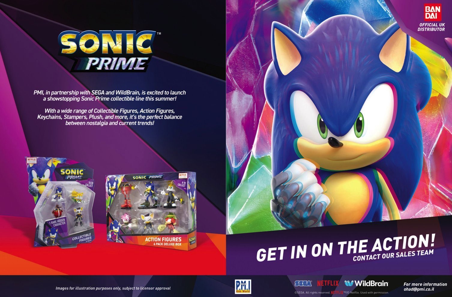 Sonic Paradise on X: Tenemos el primer vistazo a los juguetes de Sonic  Prime que lanzará PMI. En este caso vemos las minifiguras pero se espera  que lancen muchos otros tipos de