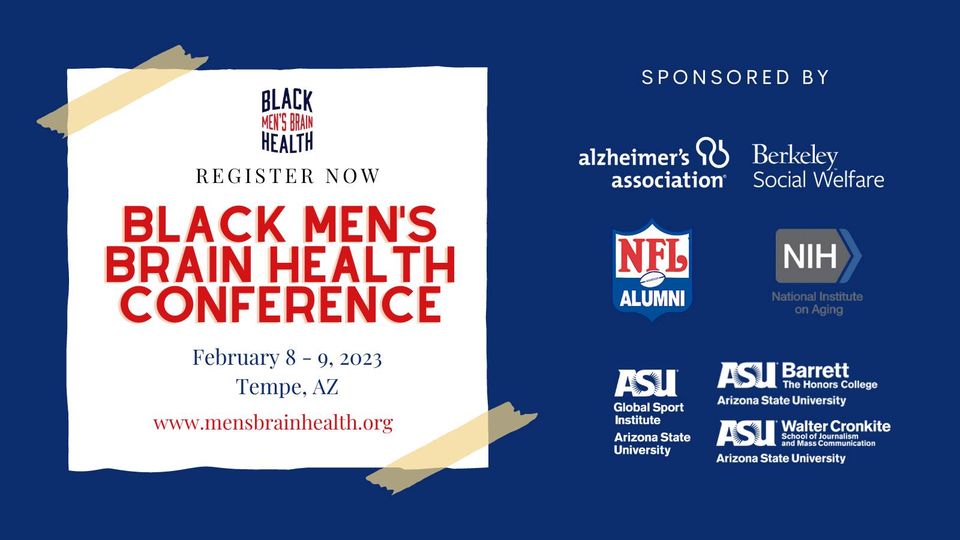ALZNCA's tweet photo. Join us online for @BrainHealth4Men’s Black Men's Brain Health Conference, Feb. 8-9. Together, we’ll discuss working toward increasing representation in research and reducing brain health disparities among Black men. https://t.co/BzywzYEFkP #BMBHC #ENDALZ https://t.co/Iez3g0m74Q
