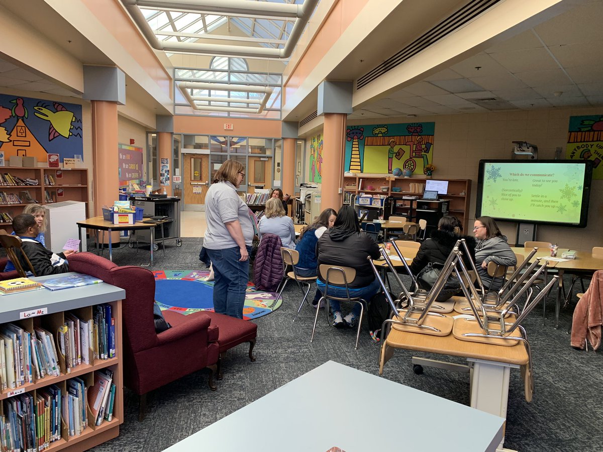 AllisonKiarie's tweet photo. Had a great time working with the paras today; Unconditional Positive Regard was the focus of our work and how that translates into our interactions with students at lunch and recess! Discussing scenarios and how we can incorporate UPR in our daily encounters. @Resnikprincipal https://t.co/TqXqPkzAJ6