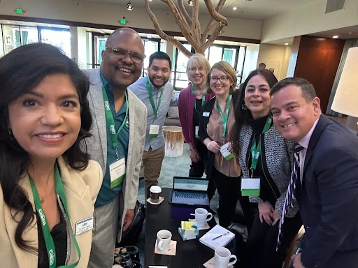 EarlyEdgeCA's tweet photo. .@EarlyEdgeCA’s Policy Analyst of DLLs is joined by @CABEBEBILINGUAL & several school district leaders at @CALSAfamilia's #CALSAFOR2023! 🙌 We'll be presenting a seminar on supporting #multilingualism in #EarlyEd programs TODAY, 1/27 at 1:30pm. https://t.co/jfK7pxWlpt #FOR23 https://t.co/eAN6nEbYcw