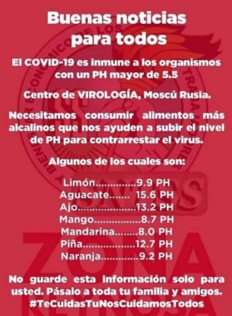 nanoprofe's tweet photo. 1. pH (no PH)
2. pH <7 es ácido; >7 es alcalino
3. pHs alcalinos entre 12 y 14, es como beber destapacaños, una solución de amoniaco acuoso
4. pH de 15.6 no es posible en agua (la ventana de pH en agua va de 0 a 14)
5. Ninguno de esos alimentos es "alcalino" son "ácidos". https://t.co/qK0ZcUwGyp