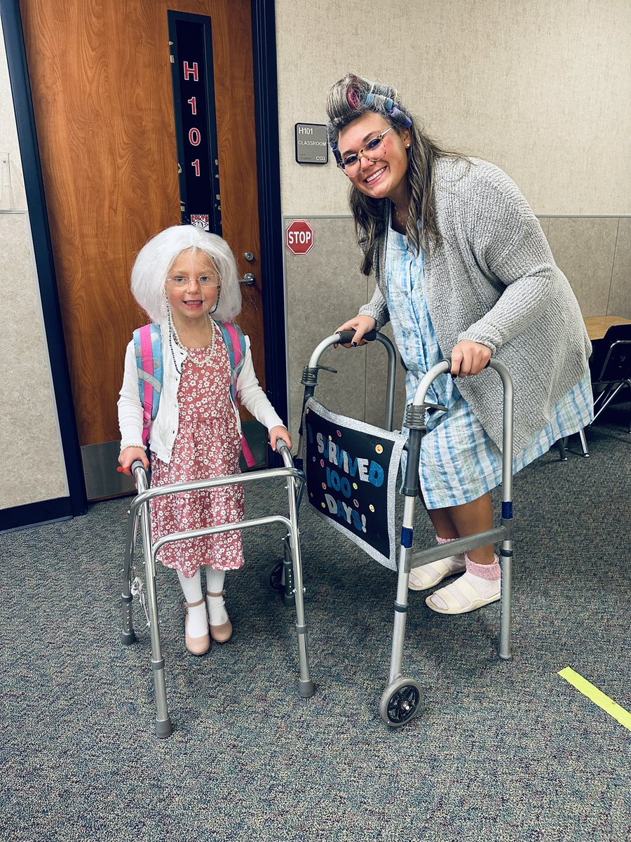 THE BEST DAY! Celebrating 100 days of learning to last until you are 100-years- old! 👵🏼👴🏼🧓🏼 <a href="/MinshewColts1/">MinshewColts1</a>  #myMISD