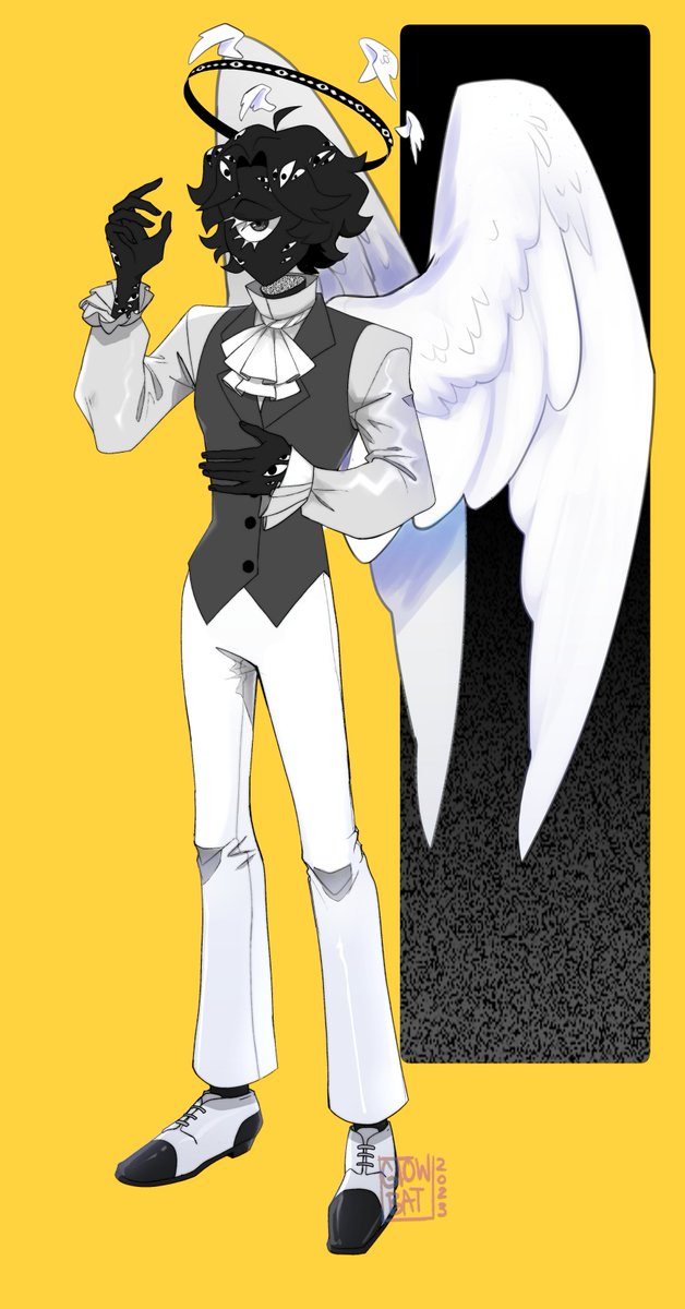 Wonderful work of My angel lad Posleal, done for me by @gl0wbat