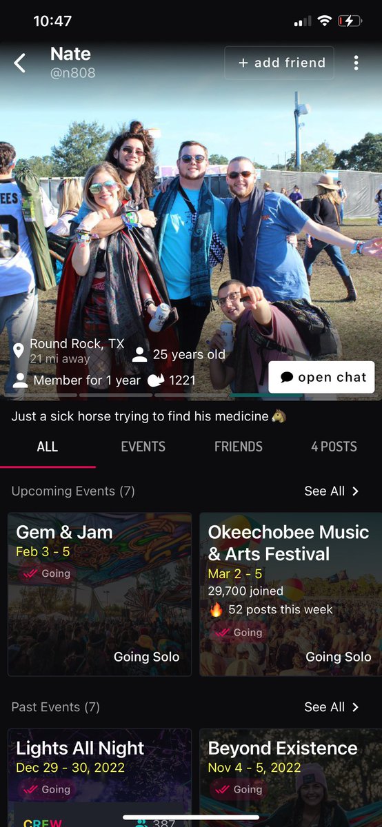 boomitsbrenda's tweet image. Anyone know this guy or the ppl in these photos? Nathaniel Miller filed a claim with Venmo against one of promoter’s who he purchased 3 Freaky Deaky 2022 tickets ($510 value) from &amp;amp; won the case.
This is fraud.
He shouldn’t be allowed in any future shows or fests until paid back.