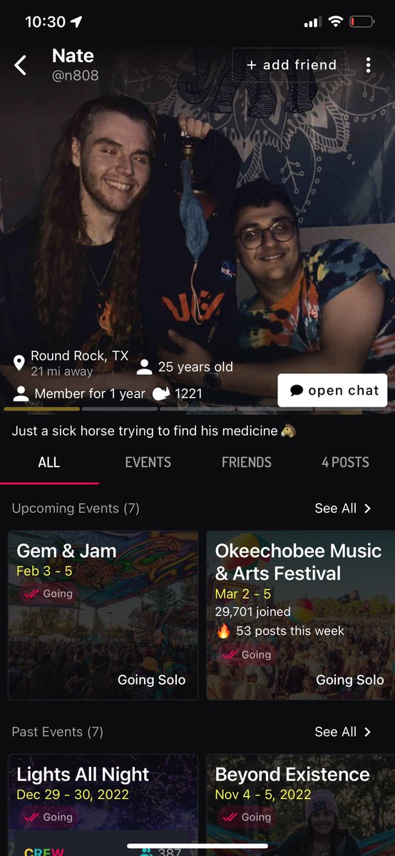 boomitsbrenda's tweet image. Anyone know this guy or the ppl in these photos? Nathaniel Miller filed a claim with Venmo against one of promoter’s who he purchased 3 Freaky Deaky 2022 tickets ($510 value) from &amp;amp; won the case.
This is fraud.
He shouldn’t be allowed in any future shows or fests until paid back.