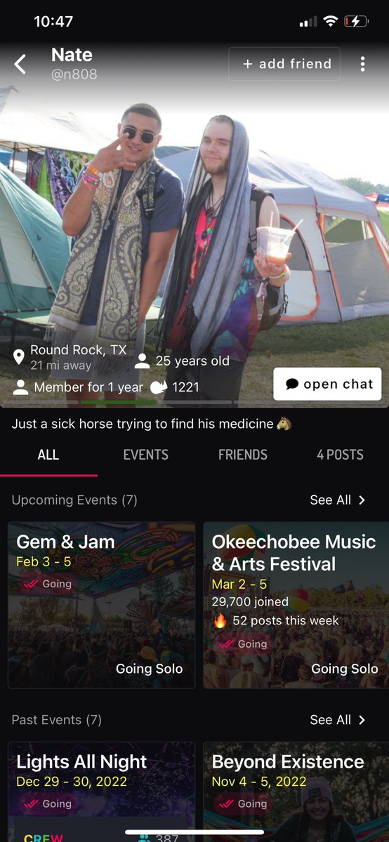 boomitsbrenda's tweet image. Anyone know this guy or the ppl in these photos? Nathaniel Miller filed a claim with Venmo against one of promoter’s who he purchased 3 Freaky Deaky 2022 tickets ($510 value) from &amp;amp; won the case.
This is fraud.
He shouldn’t be allowed in any future shows or fests until paid back.