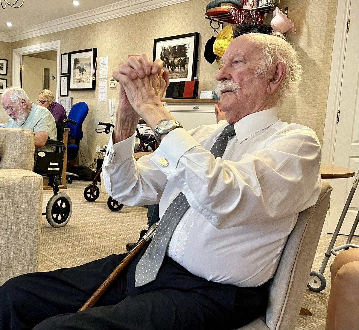 wetherbymanor's tweet photo. #fridayexercise we love it as well as being fun it keeps our minds and bodies alert.                                   @AnchorLaterLife https://t.co/RWD6dpdsNP