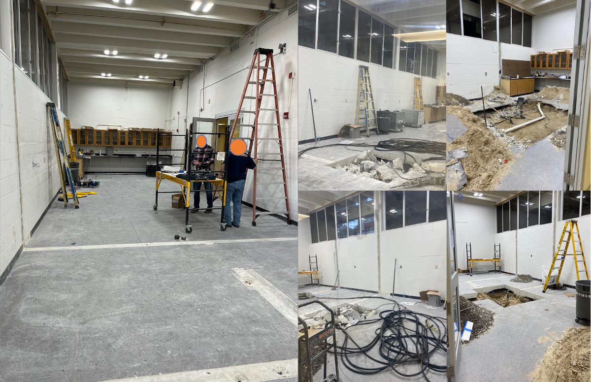 UF AI Biomechanics Lab (@aibiomechanics) on Twitter photo Concrete and sand coming out to prepare for <a href="/AMTI_MultiAxis/">AMTI</a> force plates and <a href="/BertecHQ/">Bertec</a> force-instrumented treadmill coming in! 📷: <a href="/allenjl12/">Jessica Allen</a>, <a href="/kecostello/">Kerry E. Costello</a>
#biomechanics #laboratory #renovation Concrete and sand coming out to prepare for <a href="/AMTI_MultiAxis/">AMTI</a> force plates and <a href="/BertecHQ/">Bertec</a> force-instrumented treadmill coming in! 📷: <a href="/allenjl12/">Jessica Allen</a>, <a href="/kecostello/">Kerry E. Costello</a>
#biomechanics #laboratory #renovation