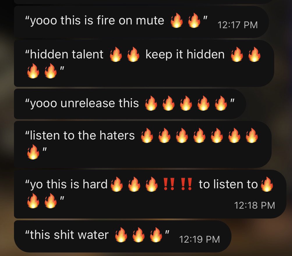 SeligaBrandon's tweet photo. Tag yourself. I’m “yoooo unrelease this” https://t.co/Eij3dn50kj