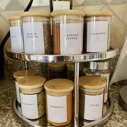 YaffeAlfredo's tweet photo. Ever thought about using a lazy Susan to #organize spices? #storagesolutions  https://t.co/zWyXSjKzSf https://t.co/OMA4aCxFYw