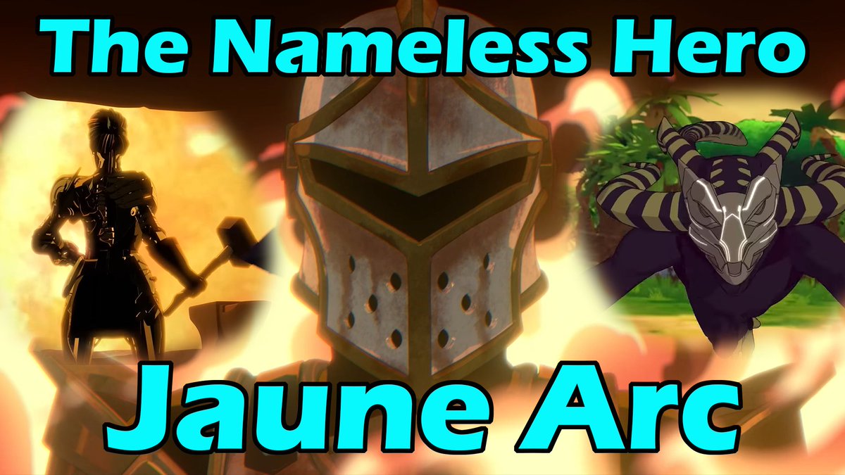 PhoenixNight7's tweet image. Jaune's grief and sorrow over failing to save Penny is something he likely cannot face. When given the option to shed 'Jaune Arc', he does and becomes the Nameless Knight with a new purpose in the Ever After...

youtu.be/6wJ3XxRyQuM

#RWBY #RWBY9 #RWBYV9 #rwbyvolume9