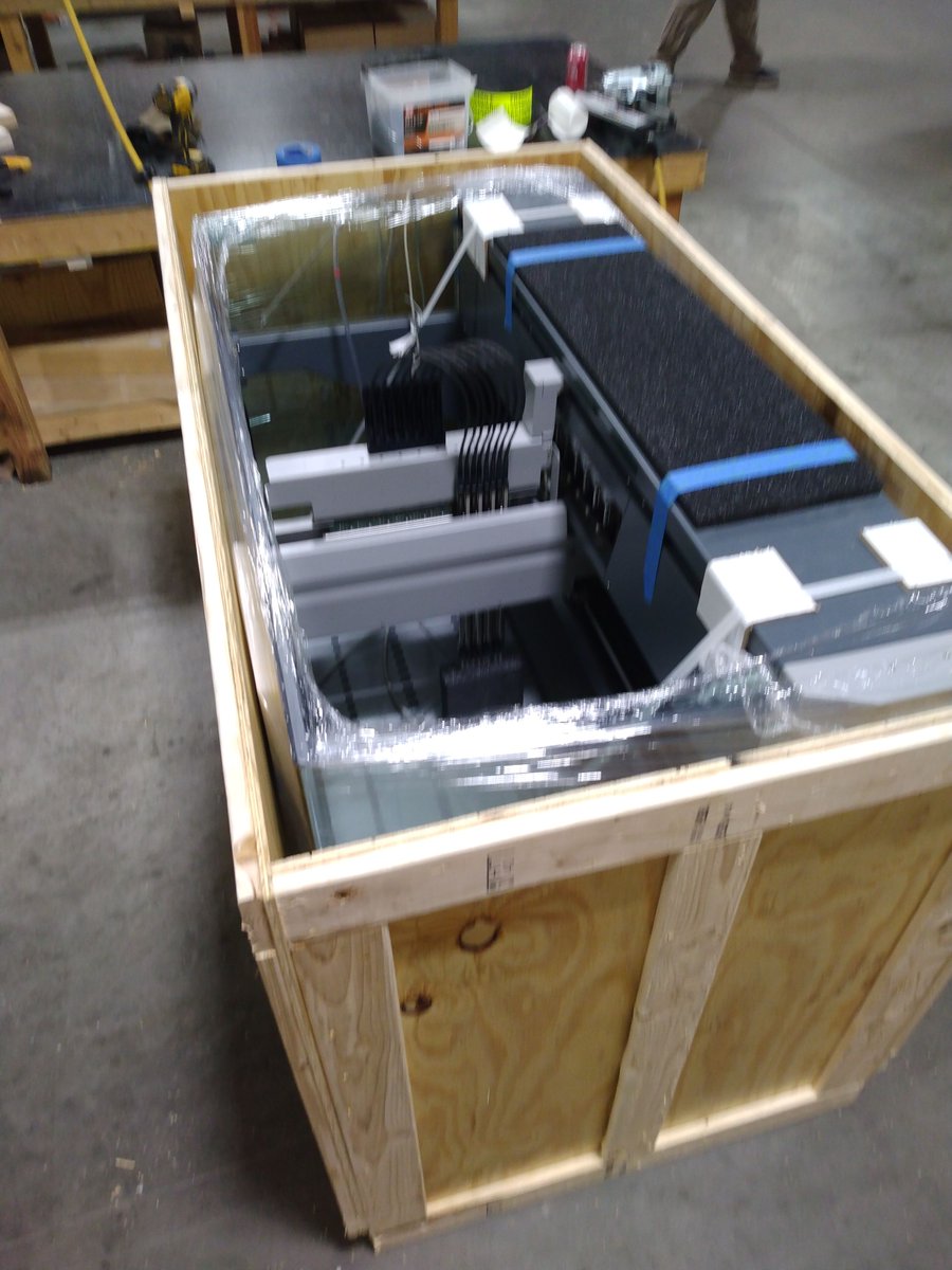 CFpittsburgh's tweet photo. Here is a liquid handling device used by medical facilities to safely handle bio fluids. We wrapped, cushioned, crated and shipped it to our customer in Maryland.
#medical #facilities #safely #handle #crated #shipped #customer #craters #freighters #pittsburgh #expertise #delivers https://t.co/KdrFy4mhye