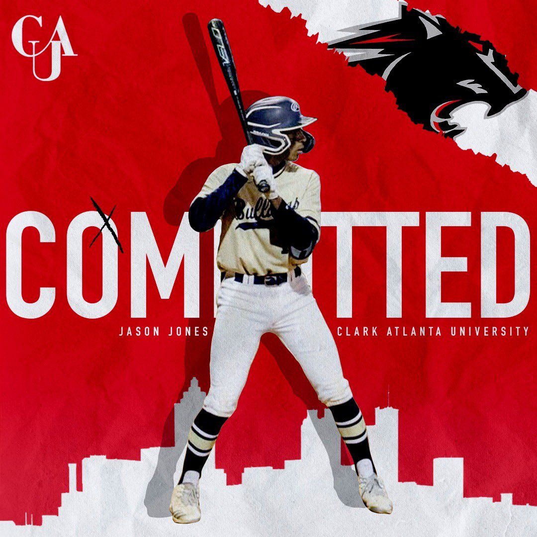 Jason (@_jasonnjones) on Twitter photo I’m so blessed to announce my commitment to Clark Atlanta University to further my academic and baseball career. I’d like to thank my mom all my coach’s, teamates and friends that helped get me to this point. <a href="/CSDAthletics1/">Decatur Athletics</a> <a href="/DHSbaseballdogs/">Decatur Bulldogs Baseball</a> <a href="/ECpatnation/">East Cobb Patriots</a> <a href="/coachrob16/">Robby Gilbert</a> @CAUBaseball I’m so blessed to announce my commitment to Clark Atlanta University to further my academic and baseball career. I’d like to thank my mom all my coach’s, teamates and friends that helped get me to this point. <a href="/CSDAthletics1/">Decatur Athletics</a> <a href="/DHSbaseballdogs/">Decatur Bulldogs Baseball</a> <a href="/ECpatnation/">East Cobb Patriots</a> <a href="/coachrob16/">Robby Gilbert</a> @CAUBaseball