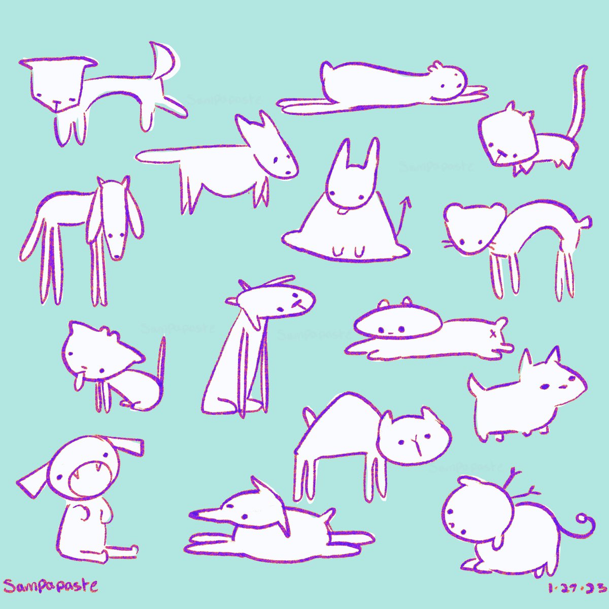 sampapaste's tweet image. creechures