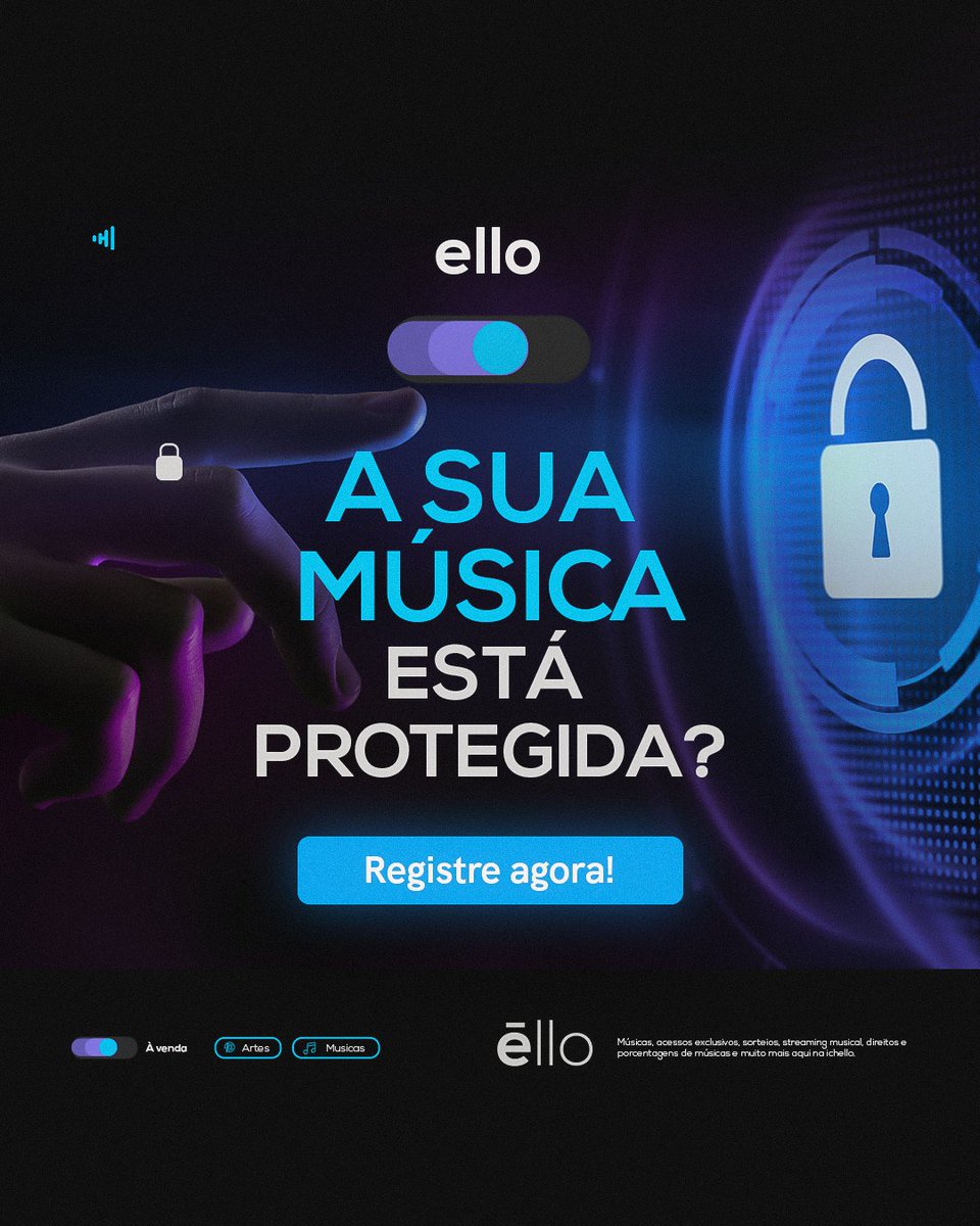 Ichelloarts's tweet photo. Para você apresentar sua música ao mundo com segurança, você precisa registrá-la.

Hoje existem vários meios, a internet possibilita fazer isso de casa.

Mas é mesmo seguro?

#ichello #issoéichello #music #blockchaintechnology #blockchains #tecnologia #music https://t.co/JVH7Og3xbA