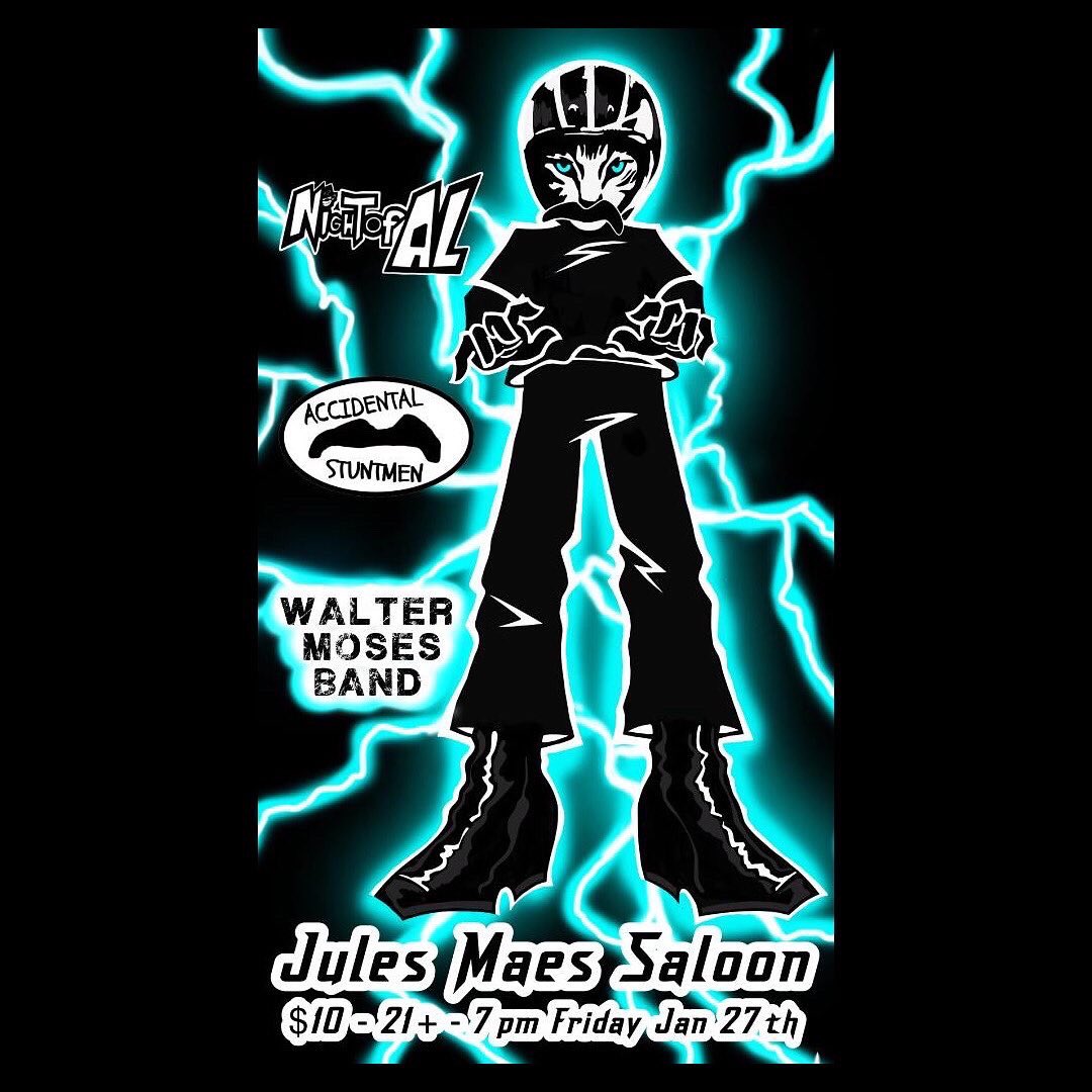 show tonight in Seattle #nightofal #seattlemusic