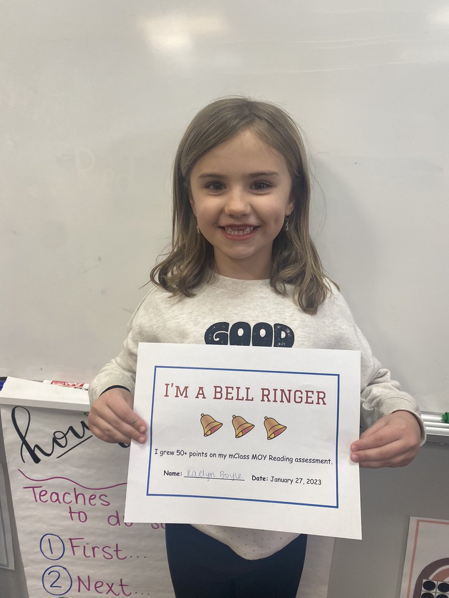 mrspruittfirst's tweet image. So proud of my class! EVERY student grew over 50 points since the beginning of the year according to mclass reading testing! @MillsRiverSch