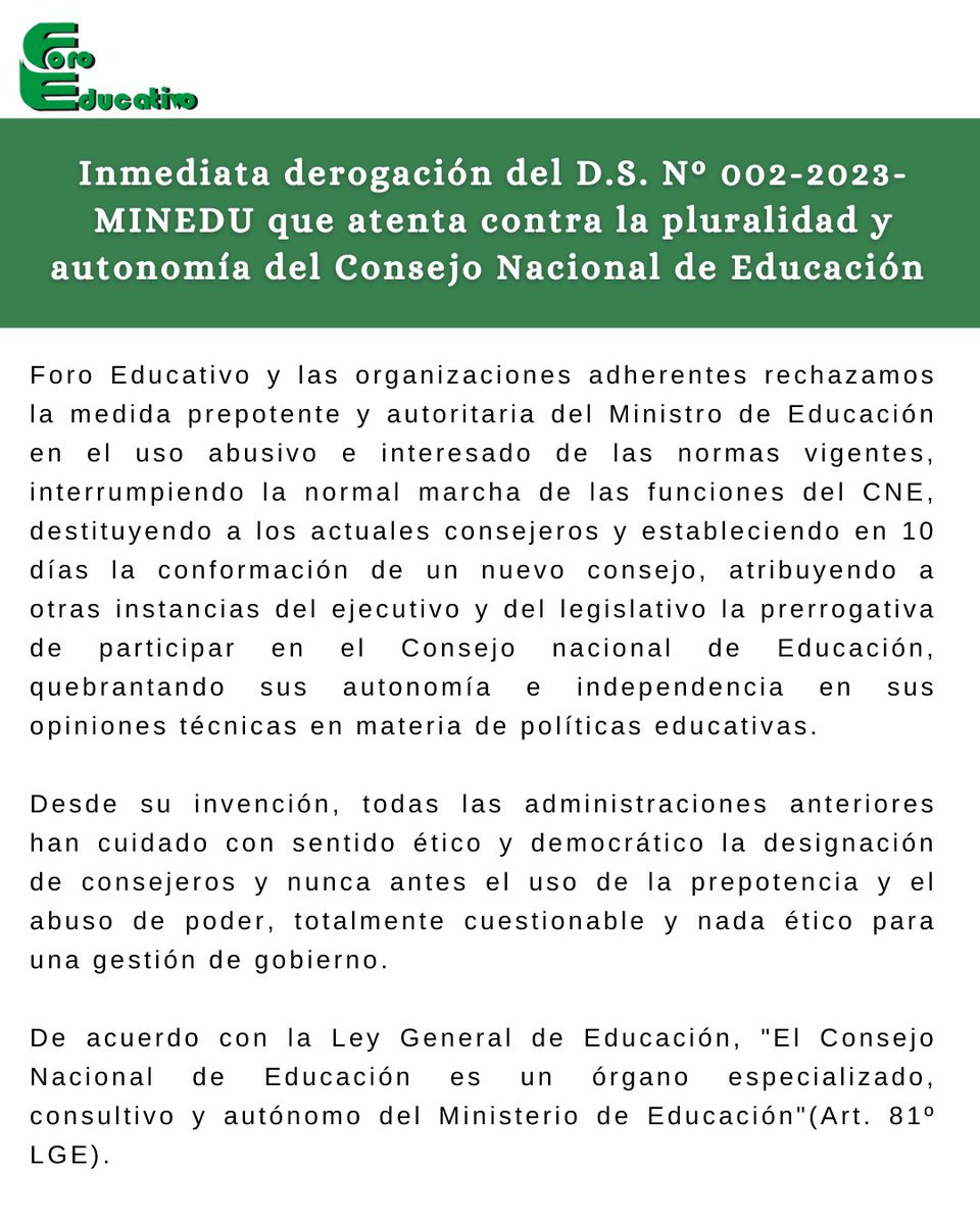 Foro Educativo #FortalezcamosLaEducaciónPública tweet media