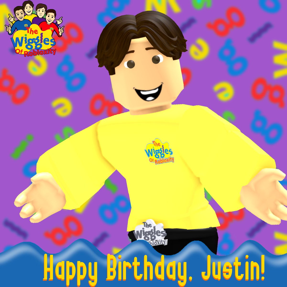 TWRobloxity's tweet photo. We'd love to wish our Yellow Wiggle, Justin a very Happy 19th Birthday! 💛💛💛💛 https://t.co/hS4at5YsXf