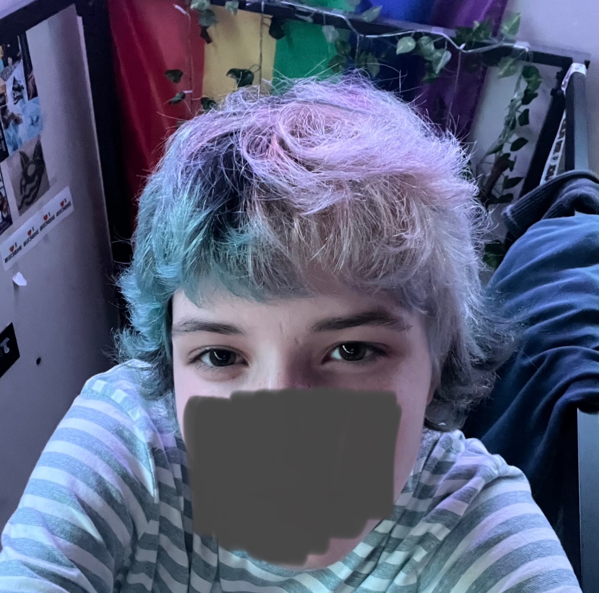 nippicat's tweet photo. dropping this on my personal instagram to lightly hint that i like lovejoy wish me luck!! (theres a lovejoy cat picture on the wall) https://t.co/ujtM77wLeu