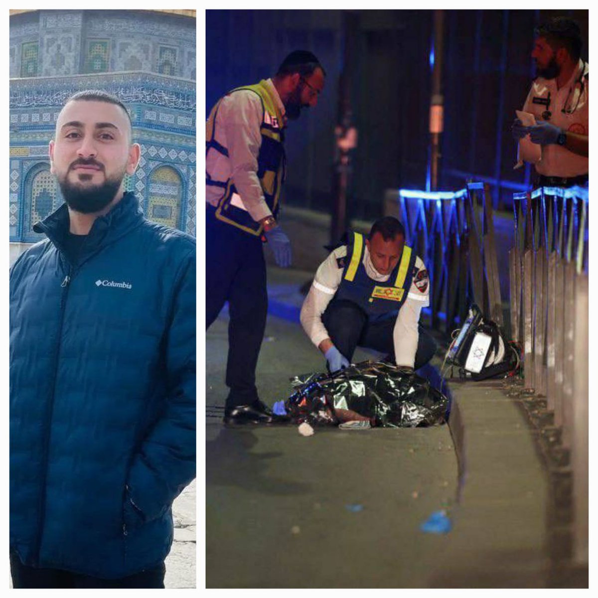 OnlinePalEng's tweet photo. Palestinian youth Alkam Khairi carried out a shooting operation against Israeli settlers in occupied Jerusalem, killing at least 8 people &amp; injuring others, according to Israeli media. 

This comes a day after Israeli troops had killed 9 Palestinians in a military raid into Jenin https://t.co/ojttg8TI38