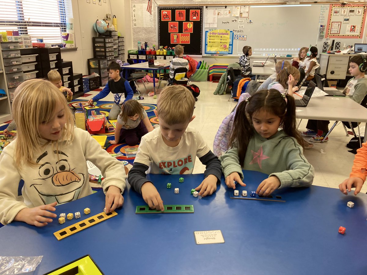 Storytellers153's tweet photo. Today we played Even Steven’s Odd game. This is such a fun way to build number sense. @GuffeyElem @FoxC6Schools https://t.co/rmBMk1swrX