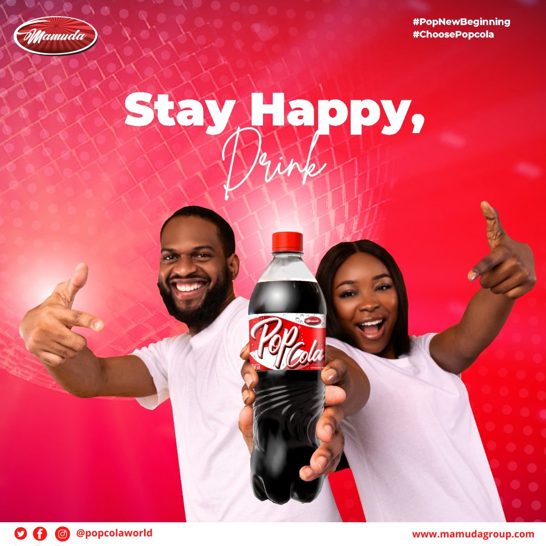 Popcolaworld's tweet photo. Stay Happy,
Drink POP COLA❤️
#popnewbeginning
#choosepopcola
#MeAndMyPopCola
#popcolaworld #popcola
#mamudagroup https://t.co/zDuNcP9PDo